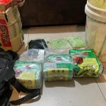 Barang Bukti 1.800 butir pil diduga ekstasi dengan berat netto mencapai sekitar 1.067,61 gram dan narkotika jenis sabu dengan berat netto sekitar 2.872,45 gram