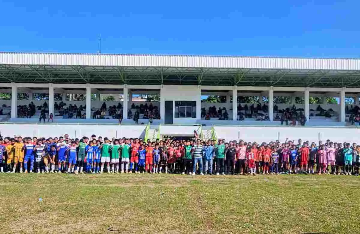 728 peserta dari berbagai Sekolah Sepak Bola (SSB) ikuti seleksi beasiswa full gratis diklat Merden Indonesia