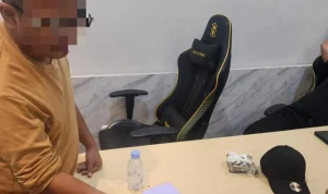MN (30) saat diamankan Subdit I Ditresnarkoba Polda Sumsel