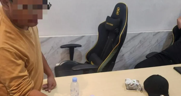 MN (30) saat diamankan Subdit I Ditresnarkoba Polda Sumsel