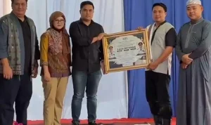 Melalui TJSL, PT Tirta Sriwijaya Maju (Perseroda) bagikan daging kurban kepada masyarakat sekitar