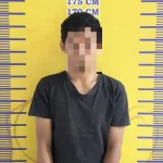 Salah satu tersangka peredaran narkotika jenis sabu melalui operasi undercover buy saat diamankan subdit II Ditresnarkoba Polda Sumsel