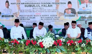 Wakil Gubernur Sumatera Selatan (Sumsel) H. Cik Ujang hadiri Haflah Akhirussanah Pondok Pesantren Subulul Falah