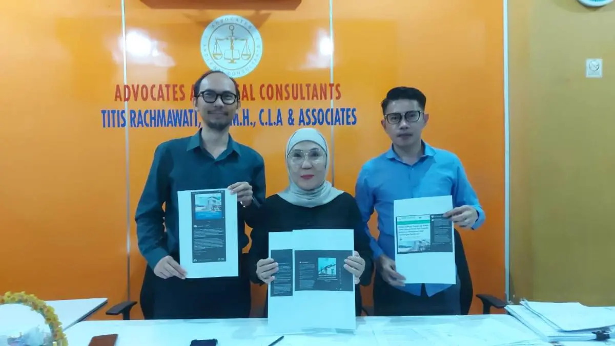 Kuasa hukum Botanica Residence beberkan bukti saat menggelar konfrensi press