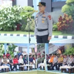 Wakapolda Sumsel, Brigjen Pol. Rony Samtana, S.I.K., pimpin langsung Wakapolda Sumsel, Brigjen Pol. Rony Samtana, S.I.K., pimpin langsung Apel Kesiapsiagaan Penanganan Kebakaran Hutan dan Lahan (Karhutla) Tahun 2026 yang digelar di halaman depan Gedung Presisi Mapolda Sumsel, Kota Palembang, Jumat (22/5/2026)