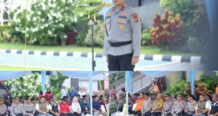 Wakapolda Sumsel, Brigjen Pol. Rony Samtana, S.I.K., pimpin langsung Wakapolda Sumsel, Brigjen Pol. Rony Samtana, S.I.K., pimpin langsung Apel Kesiapsiagaan Penanganan Kebakaran Hutan dan Lahan (Karhutla) Tahun 2026 yang digelar di halaman depan Gedung Presisi Mapolda Sumsel, Kota Palembang, Jumat (22/5/2026)