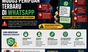 Ilustrasi Modus Penipuan Terbaru di WhatsApp
