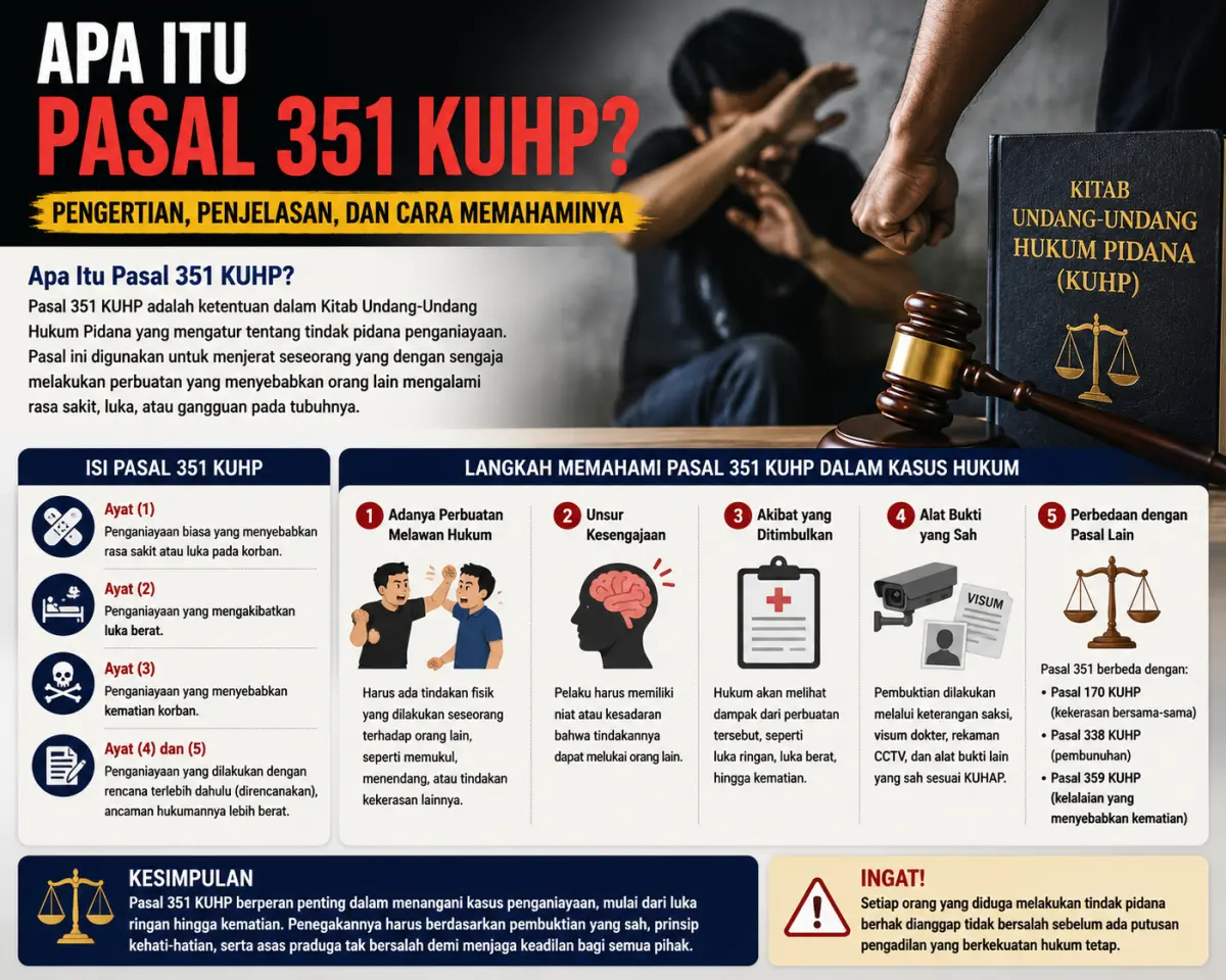 Ilustrasi Penjelasan Pasal 351 KUHP