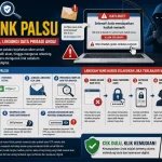 Ilustrasi Tips aman klik link palsu