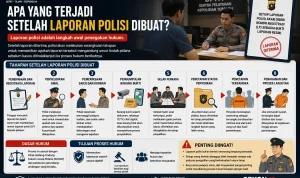 Ilustrasi yang terjadi setelah laporan polisi dibuat