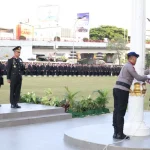Kapolda Sumsel, Irjen Pol Dr. Sandi Nugroho, S.I.K., S.H., M.Hum Pimpin Upacara Peringatan Hari Lahir Pancasila Tahun 2026