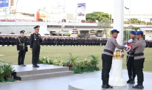 Kapolda Sumsel, Irjen Pol Dr. Sandi Nugroho, S.I.K., S.H., M.Hum Pimpin Upacara Peringatan Hari Lahir Pancasila Tahun 2026