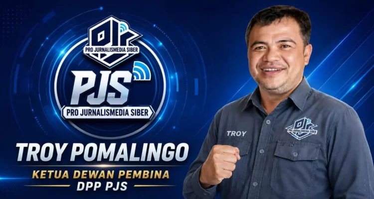 Ketua Dewan Pembina Pro Jurnalis Media Siber (PJS), Troy Evelon Pomalingo