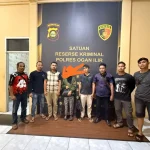 Pelaku ABH berinisial Y (16) saat diamankan pihak kepolisian