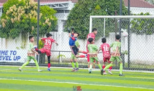 SSB PSS Palembang U-12 saat mengoyak gawang SSB KMP Bumara U-12 SSB PSS Palembang U-12 saat mengoyak gawang SSB KMP Bumara U-12