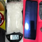 Salah satu tersangka berinisial WN (27) diamankan Satresnarkoba Polres OKU Timur
