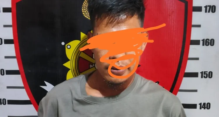 Tersangka berinisial MAS (30) diamankan Satreskrim Polres OKU Selatan