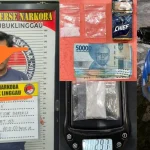 Tersangka kurir sabu beserta barang bukti berinisial DM (34) diamankan Satresnarkoba polres lubuk linggau