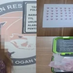 Tersangka pengedar perempuan 49 butir ekstasi berinisial AB (19) diamankan polres OKI