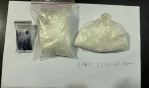 barang bukti narkotika jenis sabu seberat 200,45 gram