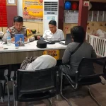 kakak korban dugaan rudapaksa bernama Rohiman datang melapor ke SPKT Polrestabes Palembang
