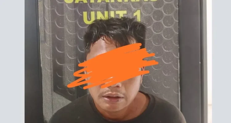 salah satu pelaku pencurian mesin penggiling ikan diamankan Jatanras Ditreskrimum Polda Sumsel