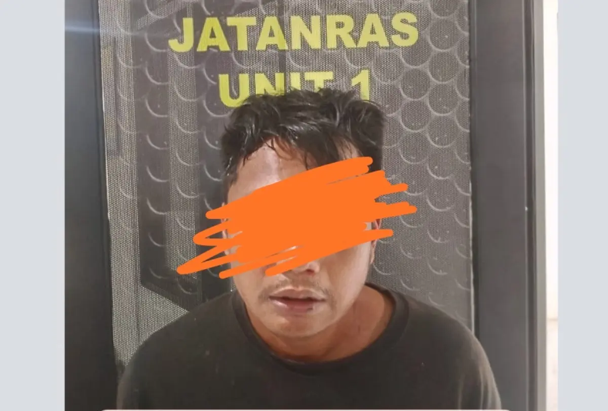 salah satu pelaku pencurian mesin penggiling ikan diamankan Jatanras Ditreskrimum Polda Sumsel