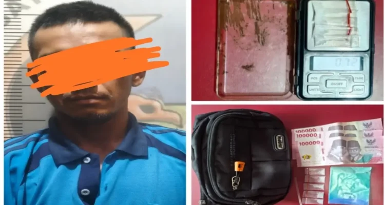 seorang pria berinisial HA (19) diamankan Satuan Reserse Narkoba Polres Prabumulih