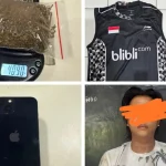 tersangka berinisial AR (21) diamankan Satresnarkoba Polres OKU Selatan