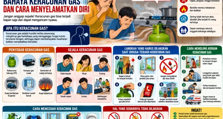 Panduan keselamatan keracunan gas
