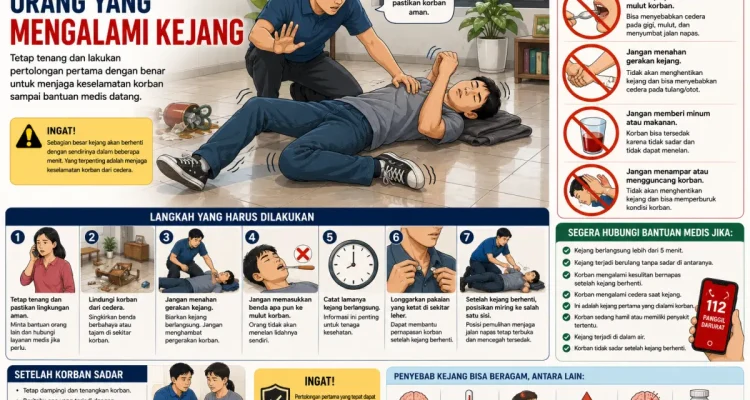 Panduan pertolongan pertama kejang