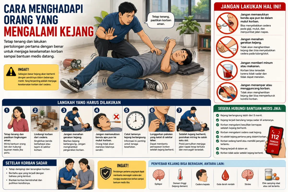 Panduan pertolongan pertama kejang