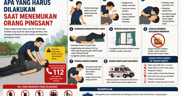Panduan pertolongan pertama pingsan