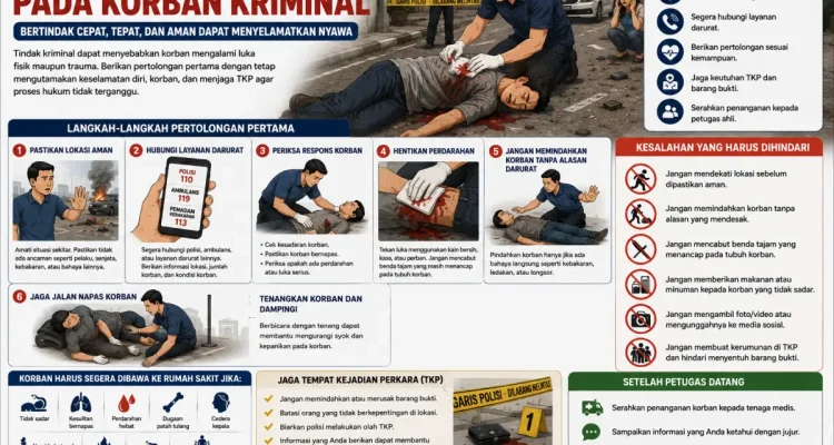 Pertolongan pertama untuk korban kriminal
