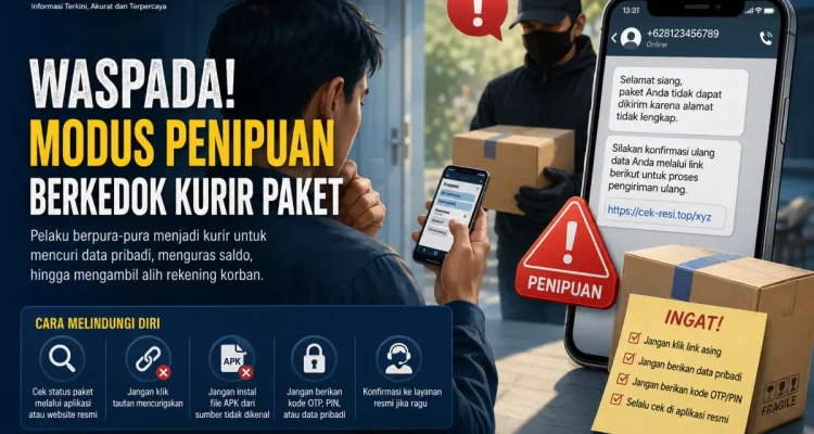 Waspada penipuan berkedok paket kurir