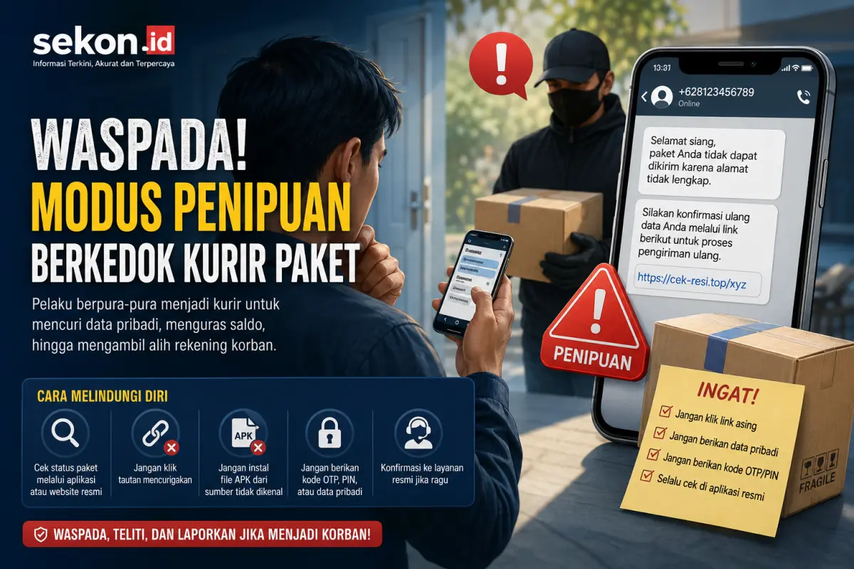 Waspada penipuan berkedok paket kurir